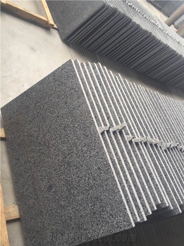 Highly Welcomed Georgia Grey Granite Tiles for Flooring, United States Grey Granite