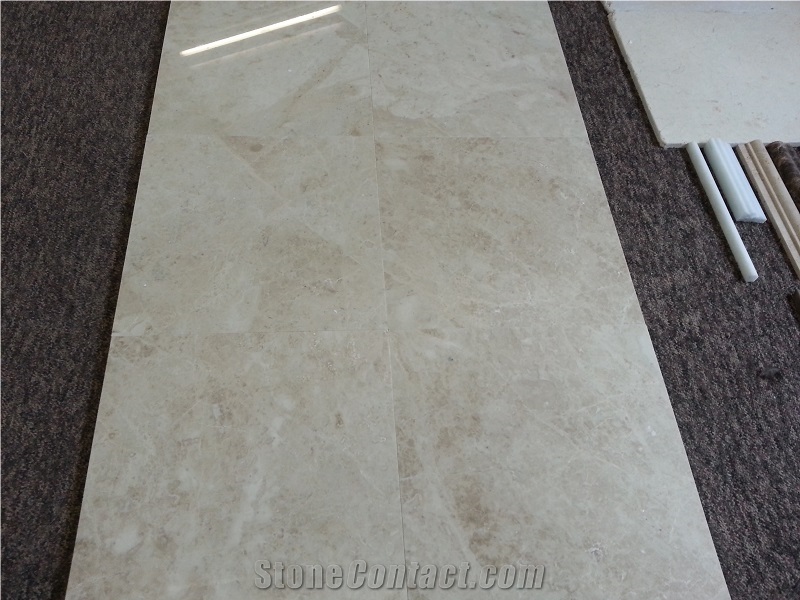 Cappuccino Cream Marble Tiles (Polished)