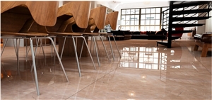 Cappuccino Cream Marble Tiles (Polished)