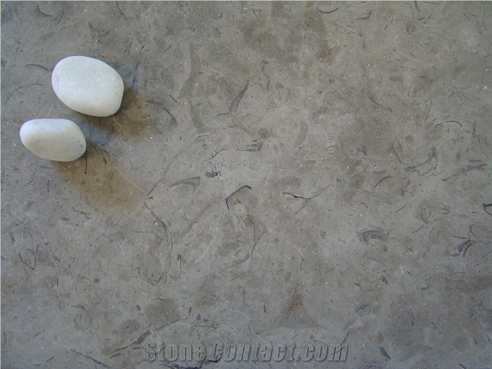 Milan Grey Limestone Tiles (Brushed)