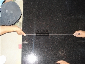 Black Galaxy Indian Granite Flamed Polished Tile & Slab for Windowsill,Stair,Cut-To-Size Stone countertop monument exterior interior Wall Floor Covering China Black Star Gold Nero Star Galaxi