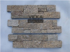 China Cement Culture Stone Wall Panel Ledge Stone/Veneer/Stacked Stone for Wall Cladding Cp007