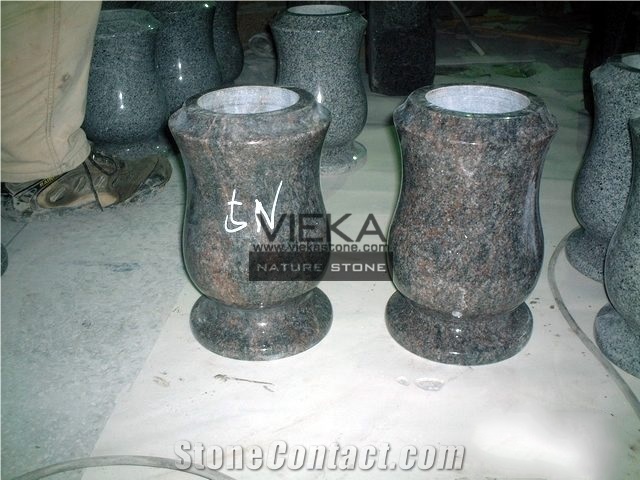 China Granite Tombstone Monument Memorials 035 Urn, Vase & Bench