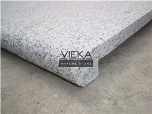 G603 Granite Steps & Stair Treads Riser Polished and Flamed