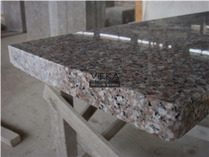 G635 Granite,China Pink Anxi Red Granite Steps & Stair Riser Polished