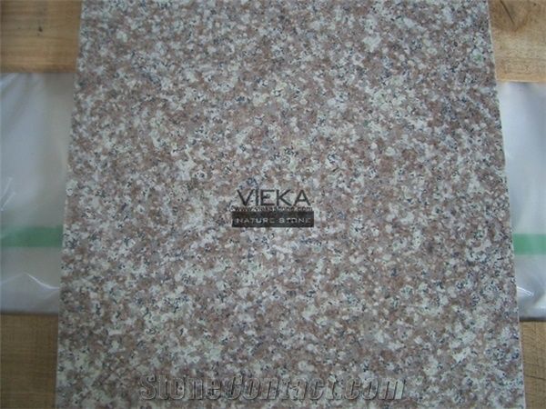 G664 Chinese Granite Flamed Polished Tile & Slab for Windowsill,Stair,Cut-To-Size Stone countertop monument Wall Floor Covering China Luna Pearl luoyuan red Ruby Red Vibrant Rose Violet Purple Pearl