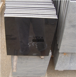 Hebei Black Granite Flamed Polished Tile & Slab for Windowsill,Stair,Cut-To-Size Stone countertop monument exterior interior Wall Floor Covering