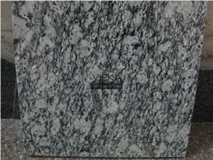 Surf white Chinese Granite Flamed Polished Tile & Slab for Windowsill,Stair,Cut-To-Size Stone countertop monument exterior interior Wall Floor Covering China wave Spray white xinyi Sea Wave Flower