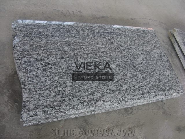 Surf White Granite Tombstone & Monument,Memorials,Gravestone & Spary White Headstone Export to Poland all kinds of cover plate
