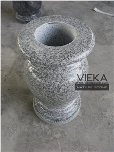 Vase for Monument Memorials 001,China Grey Granite Urn,Vase & Bench