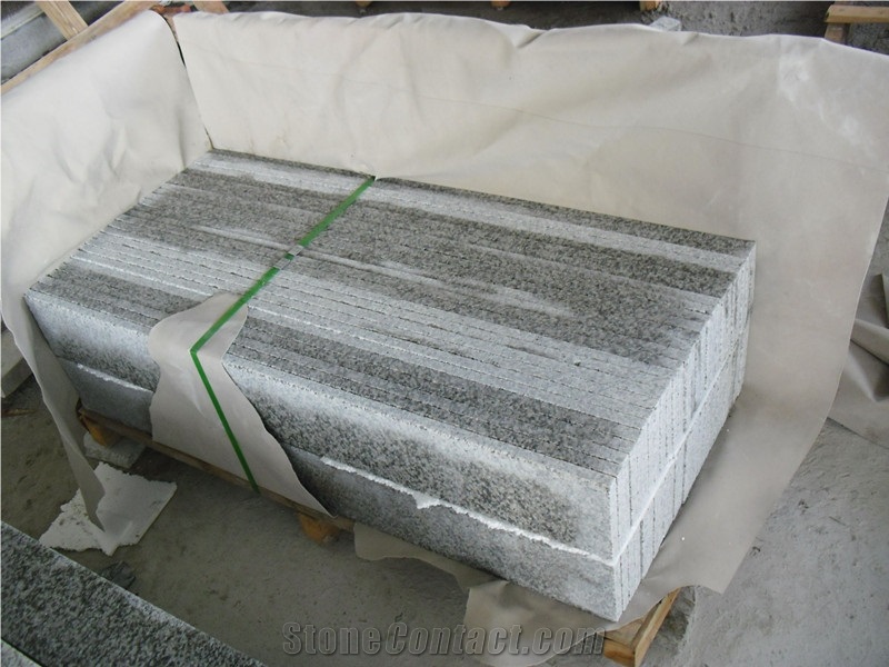 Cheap G665 Granite White Stairs and Tiles