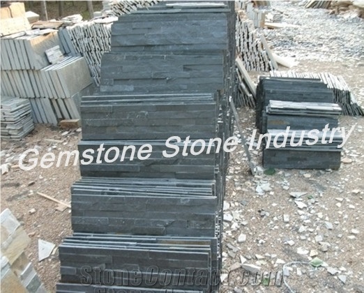 Cultural Stone Slate Black Slate for Wall Covering