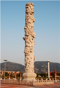 G603 Granite Column,Stone Column,Roman Column,Handcraft Columns