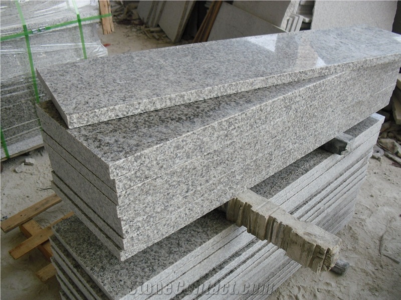 G655 White Granite Stairs China Cheap White Granite