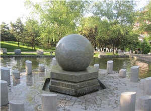 Granite Fortune Ball, Stone Fortune Ball, Granite Fountain, Garden Fountains, Water Fountain