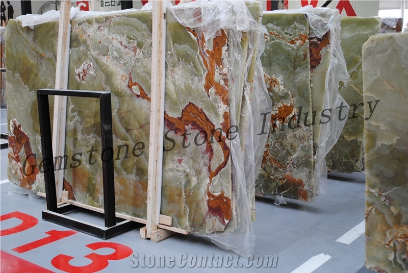 Green Onyx Tiles & Slabs,Imported from Pakistan