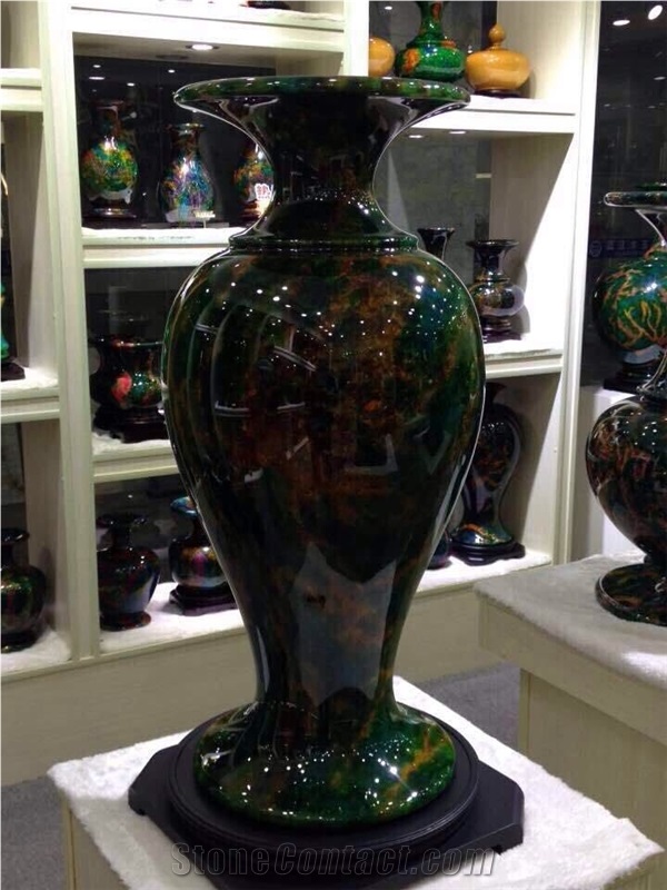 home decor products Onyx Vase Multicolor