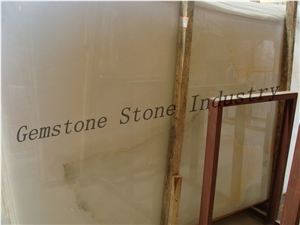 Natural Stone Polished Onyx Slabs, Pakistan Brown Onyx