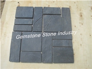 P018 Cultural Slate Natural Stone in China, Hebei Black Slate Cultured Stone