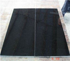 Polished Basalt Tile Kitchen Tile Bathroom Tile, G684 Black Basalt Slabs & Tiles