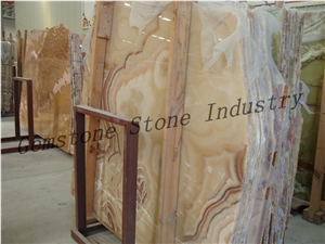 Polished Onyx Slabs & Tiles for Wall and Floor Covering