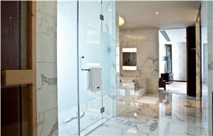 Statuario Marble Slab, Italy White Marble, White Marble Tiles & Slabs for Flooring, Covering, Patterns