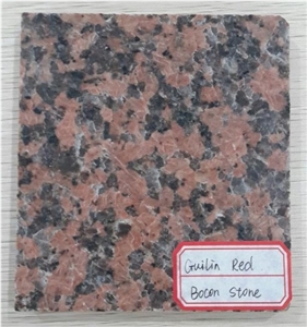 Guilin Red Granite Tiles & Slabs, Polished/Honed/Flamed Red Granite