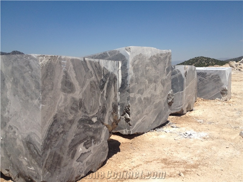 Dream Grey Marble Block, Turkey Grey Marble