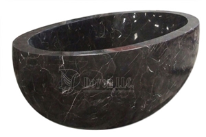China Black Marquina Marble Bath Tubs & Bathtubs