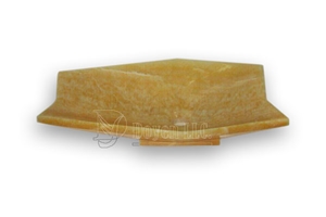 China Guangsxi Yellow Cheap Marble Bowls, Wholesale Stone Vessel Sinks, Distributed Farm Basins, Factory Nature Stone Sinks, Manufactured Cheap Square Wash Basins