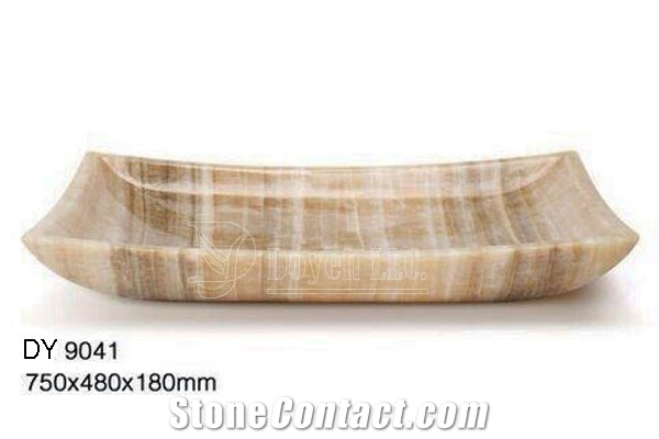 China Wooden Onyx Cheap Bowls, Wholesale Stone Vessel Sinks, Distributed Farm Basins, Factory Nature Stone Sinks, Manufactured Cheap Square Wash Basins