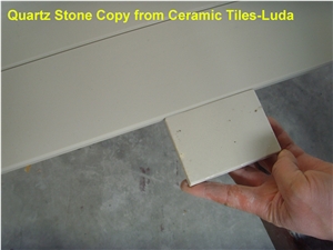 Quartz Stone Imitated from Ceramic Tiles