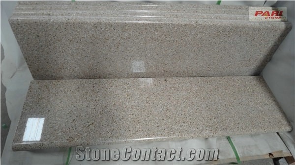 G682 Granite Steps,China Beige Granite Stairs & Steps