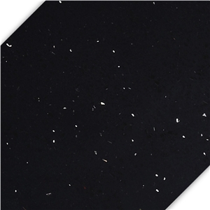Floor Tiles Star Black Quartz Composite 45x90cm