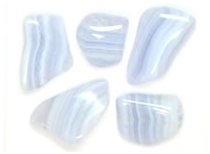 Semi Precious Stone - Blue Lace Agate