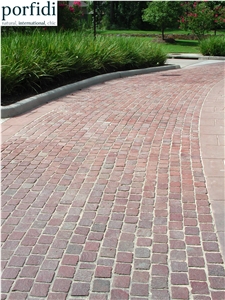 Iron Red Mexican Porphyry Pavers