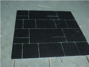 G684 Black Basalt Mosaic,China Black Basalt,Raven Black/Black Pearl,Fuding Black Basalt Tiles & Slabs