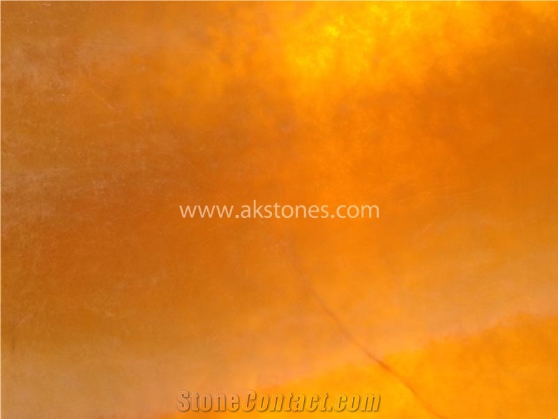 Orange Onyx Tiles & Slabs, Yellow Onyx Floor Covering Tiles