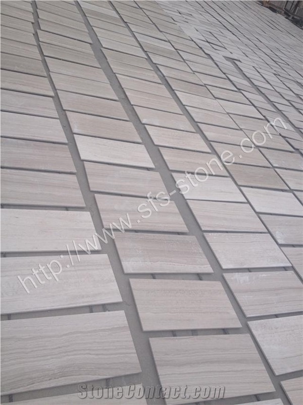 White Wood Marble Floor Tile and Marble Tile China Supplier