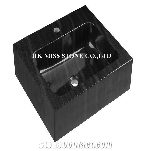 Black Wooden Marble Basins,Royal Wooden Marble Sinks,Black Sandal Wood Sink and Marble Basin Oval Designs for Hotel