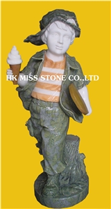 China Multicolor Marble Human Sculpture & Statue