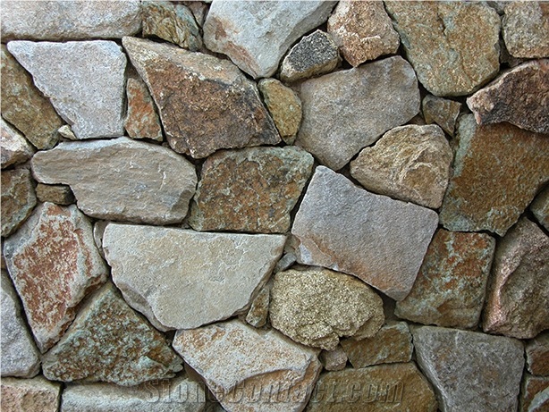 Upper Canyon Blend Split Ledge Stone Wall