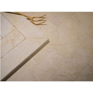 Golden Beige Brushed Limestone 30x30x3cm