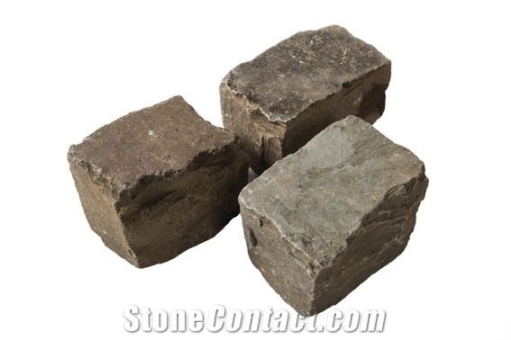 Herbruikte Gres Cobble Stone