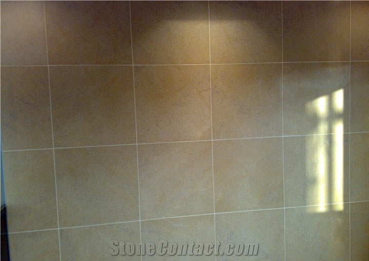 Imperial Beige Limestone Honed Wall Tiles