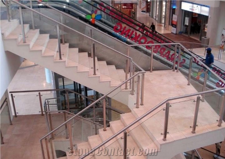 Nova Cream Marble Staircase