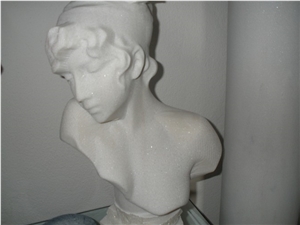 Branco El Rei Marble Carved Bust