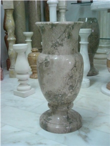 Verde Viana Marble Flower Vase