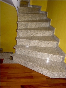 Amarello Penela Granite Stairs