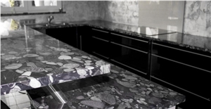 Brazil Black Marinace Granite Kitchen Countertop